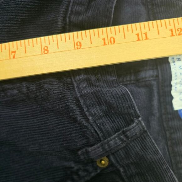 Peter Manning NYC Corduroy Chino Pants Navy Tapered USA Made Preppy 36x28 - Picture 7 of 12